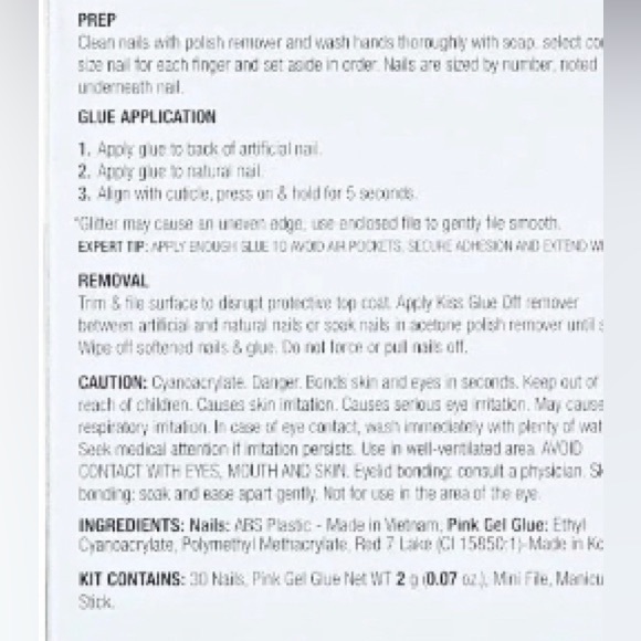 KISS 3D Premium Classy “Be•You•Tiful” Glam Bejeweled Gel Nail Kit - Picture 8 of 8